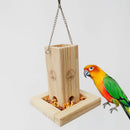 Parrot Bird Foraging Feeder Hanging Box Cage Feeding Cup Dish For Cockatiel