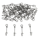 50 Pieces Fast Connecting Clips Fishing  Clips Swivels Connector 26mm