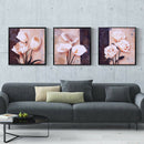 3 Panel Flower Blooming Abstract Unframe Picture Wall Picture Art Painting