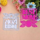 Best Mom Cutting Die DIY Scrapbooking Embossing Stencil Paper Craft Card