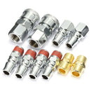 10Pcs 1/4 inch BSP Air Line Hose Compressor Fitting Connector Coupler Quick