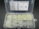 M2.5 Nylon screws / Washer Gaskets / nuts  Assortment Kit 500 pcs