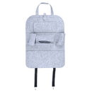 Pink Car Seat Back Bag Organizer Storage For iPad Phone Holder Multi-Pocket Felt