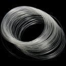 Fisherman Monofilament Fluorocarbon Fishing Leader Line 1.2mm Dimeter white