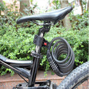 4 Feet Cycling Self Coiling Cable Lock Code Chain Locks for Gates & Fences