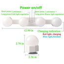 Portable Makeup Lights Cordless Rechargeable Professional LED Vanity Mirror H9I3