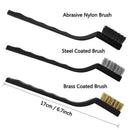 11 Pieces Auto Detailing Brush Set Including 6 Pcs Natural Boar Hair Detail
