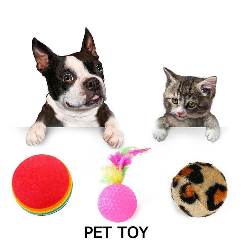 21pcs/set Funny Pet Cat Tunnel Cats Cave Kitten Stick False Mouse Ball Toys A