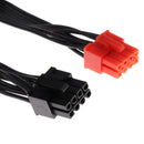 8-Pin male to Dual 2x 8-Pin (6+2) male PCI Express Power Adapter Cable