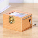Sky City Wooden Handmade Music Boxes Pretty Hand Crank Tower Birthday Gift