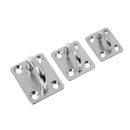 Heavy Duty 304 Stainless Steel Square Pad Eye Plate Shade Sail Sailboat 6mm