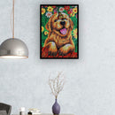 5D DIY Full Drill Special Shaped Diamond Painting Cute Dog Embroidery Kits