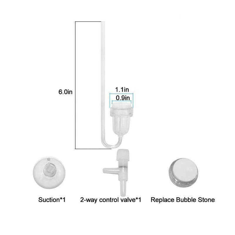 Air Stone Nano Bubble Stone Mini Oxygen and Co2 Bubble Diffuser Mute Low Pr