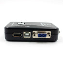 2 Port USB VGA KVM Switch Box For Mouse Keyboard Monitor Sharing Computer F 3C