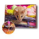 DIY Full Drill Round Diamond Painting Cute Hamster Rhinestone Craft (LD504)