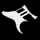 Finest HSH Electric Guitars Pickguard Plate White