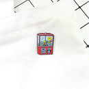 Fashion Cartoon Candy Machine Pin Brooches Creative Enamel Badges Jewelry