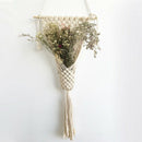 Handmade Beige Color Tapestry Wall Hanging Tapestry For Flower Pot