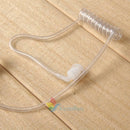 2 Pin PTT MIC Covert Acoustic In-ear Earpiece Headset for Radio Kenwood Baofeng#