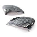 Car Wing Door Carbon Fiber Rear View Mirror Cover Trim Case for Ford for Fi