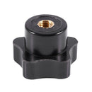 M6 Female Thread 32mm Star Shaped Head Clamping Nuts Knob 10 Pcs V5L4