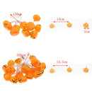 2x Pumpkin 20 LED String Lights Halloween Fancy Party Decor Lamp 9.84ft
