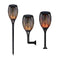 1pcs Solar Powered 3 Modes Streetlight LED Flame Garden Lamp Torch Lights A