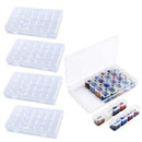 Diamond Embroidery Box 4 Packs 28 Grids, 5d Siamond Box and Cross Stitch To