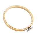 2Pcs Hand Embroidery Hoop Bamboo Circle Cross Stitch Ring DIY Craft Tools
