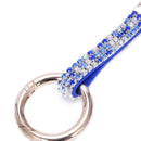 Strap Ball Car Keychain Charm Pendant Key Ring For Women Blue White