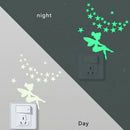 Glow In The Dark Stickers Luminous Kids Bedroom Nursery Wall Decals Stars