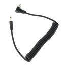 2.5mm to Male Flash PC Sync Cable Cord with Screw Lock -Spring