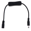 LED Strips In-Line Power Switch ON/OFF 2.1mm/5.5mm Cable Jack for Arduino ZB JR