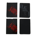 Quality black plastic PVC poker waterproof magic playing cards table game gif BX
