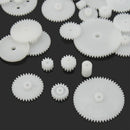 Hot Sell 58 Pcs Plastic Gears Cog Module Robot Parts DIY Necessary