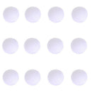 12pcs Plastic Hollow Out Sports Practice Training Tennis White Round Balls