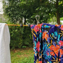 Portable Outdoor Camping Windproof Travel Elastic Adjustable Clothesline P6X0