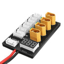 4CH Parallel Charging Board XT60 Banana Plug Connector for ISDT D2 Q6 SC-60