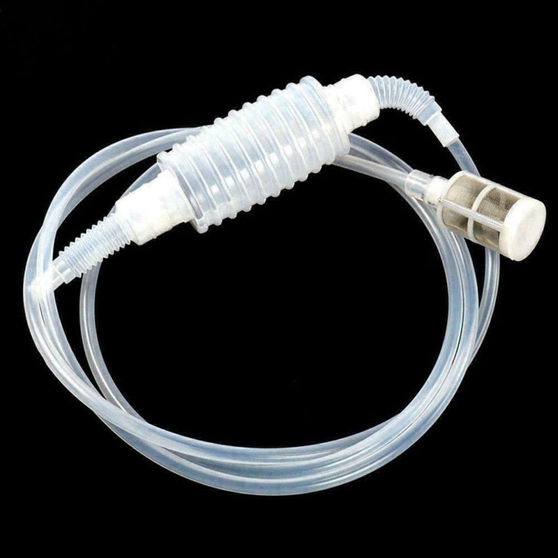 Aquarium Clean Vacuum Use Change Siphon Gravel Cleaner Pump Fish Tank Filte O4H1