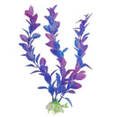 23cm Height Purple Blue Plastic Plants Ornaments for Aquarium