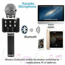 Wireless Bluetooth Karaoke Ws858 Microphone Speaker Portable Handheld Karao