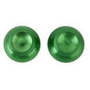 2pcs Green Chrome Joystick Cap Cover Shell for Sony PS4 Xbox One Controller