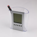 Fashion Transparent Cock Pen Container for Office Family Small Gifts
