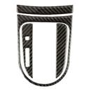 Carbon Fiber Car Gear Shift Panel Frame Cover Stickers for Ford Mustang 201