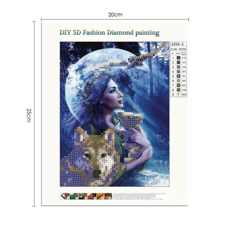 5D DIY Diamond Painting Beauty Cross Stitch Embroidery Mosaic Art Craft Kit