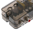 2-RCA Stereo Convert High to Low VF Level Line Speaker Converter with Cable