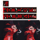 Halloween Trick or Treat Black Flag Door Banner Porch Sign Party Prop Decor New