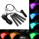 New 9 LED RGB 16 Color Interior Car Under Dash Foot Floor Seats Accent Lighting