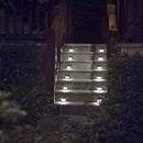 4pcs Outdoor 6LED Solar Power Stair Light Waterproof Garden Street Lamp