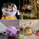 1Pc Wedding Christmas Tress Hanging Decorations Ball Transparent Open Plast